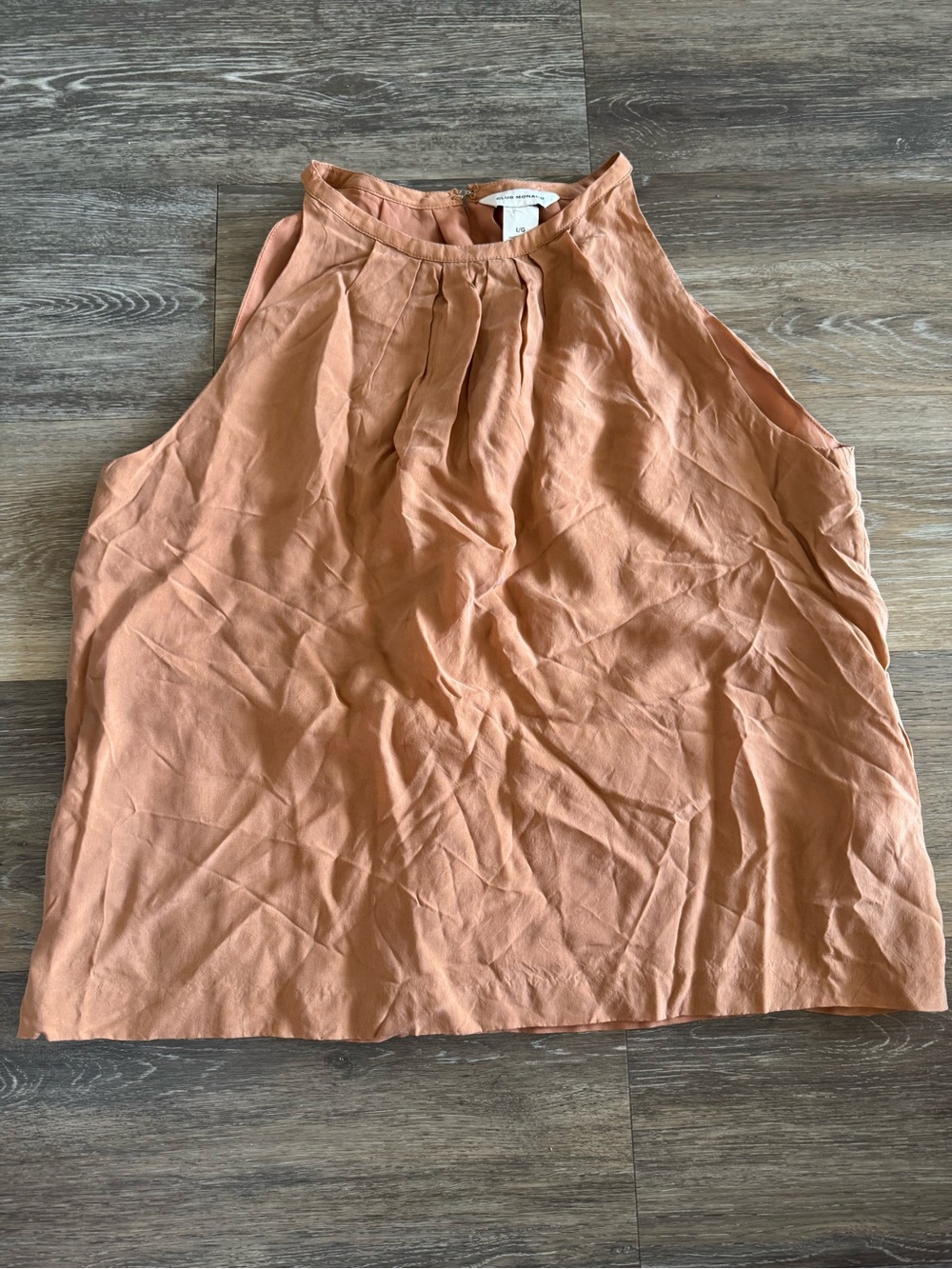 Club Monaco Halter Top in Sandstone